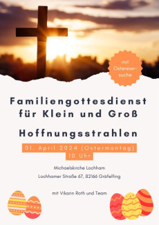 Plakat Familiengottesdienst
